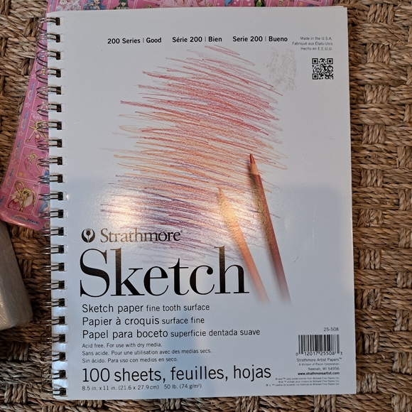 ART BUNDLE - PAINT CANVAS,SKETCH BOOK, COLOR PAGE, STICKERS - Picture 3 of 5